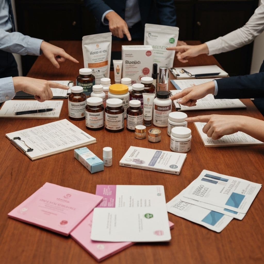 Produkte und Verpackungen werden analysiert